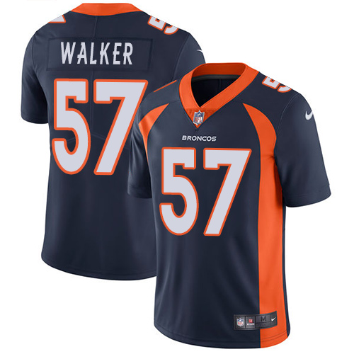 Nike Broncos #57 Demarcus Walker Blue Alternate Youth Stitched NFL Vapor Untouchable Limited Jersey - Click Image to Close